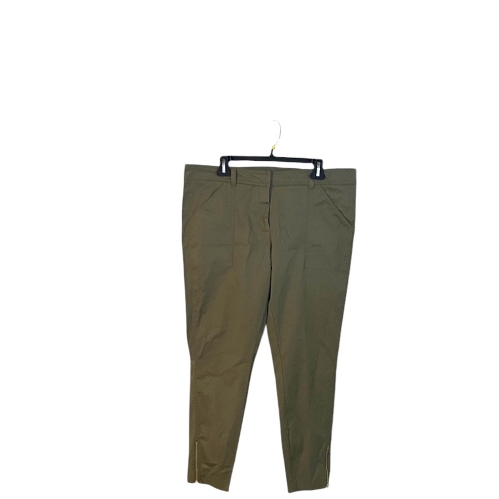 New York And Company Relaxed Chino Women’s Size 14 Olive Green Chino